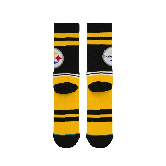 Stance NFL Pittsburgh Steelers Crew Socks Large Mens Fan Gear - Picture 7 of 7